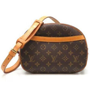 Louis Vuitton Blois Shoulder Bag Monogram Ebene Brown